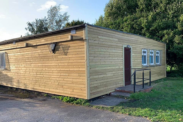 St Luke’s scout and guide hut in Heywood