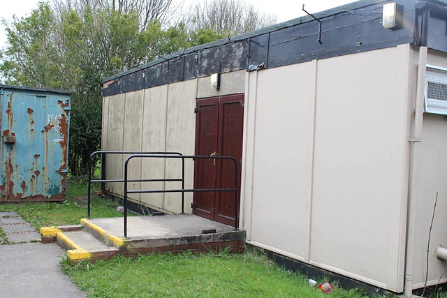 Before the refurbishment: St Luke’s scout and guide hut in Heywood