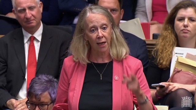 Liz McInnes during the Prime Minister’s Questions