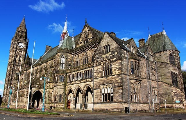 Rochdale Town Hall is one of the finest in the country
