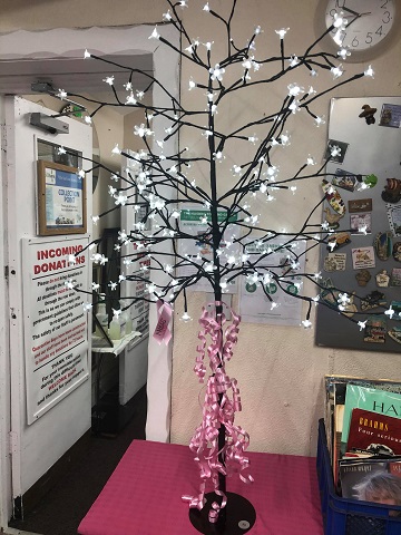 A memory tree for loved ones at Reuse Littleborough