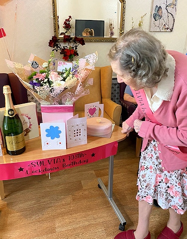 Sylvia Corfield celebrated her 108th birthday on 21 November