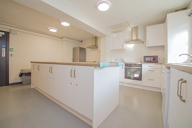 The new kitchen at St Clare’s House