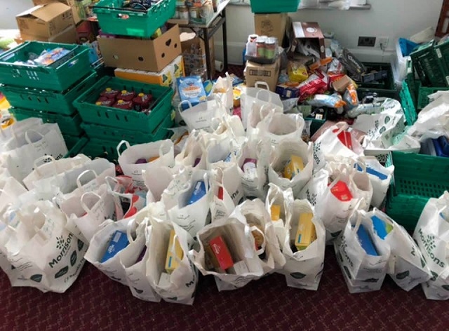 Some of the donations from Morrisons