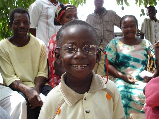 Glasses donated via Specsavers stores were distributed by Vision Aid Overseas