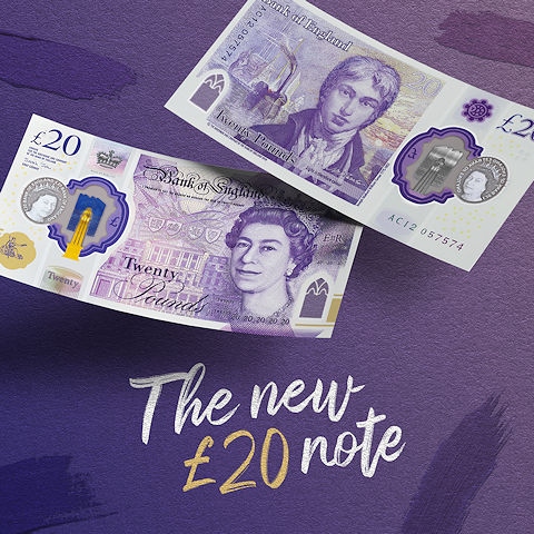 The new polymer £20