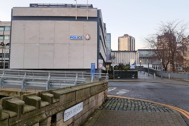 Rochdale Police Station, part of Greater Manchester Police