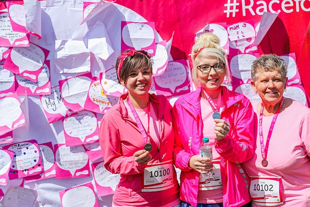 The Race for Life events take place at Heaton Park across the 11 and 12 July and are open to people of all ages and abilities