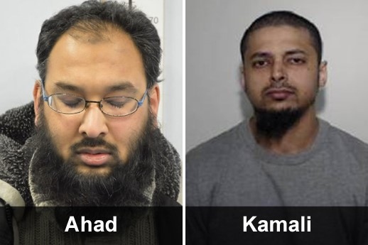 L-R: Mohammed Abdul Ahad, of London, and Muhammad Abdur Raheem Kamali, of Rochdale