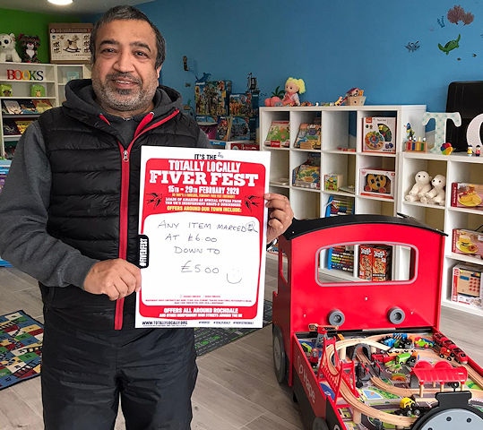 Toysaroo is one business taking part in the Totally Locally Fiver Fest