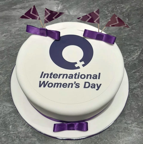International Women's Day cake by Natasha Brown