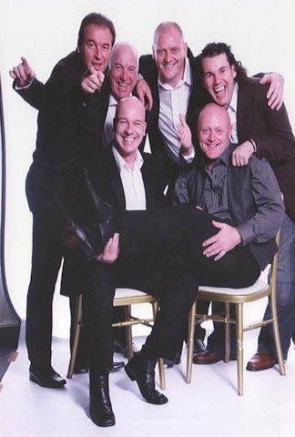 Steve Kean, John Kean (Dad) Wes Brierley, Stuart Kean, Bottom Left Chris Kean, Mark Thompson