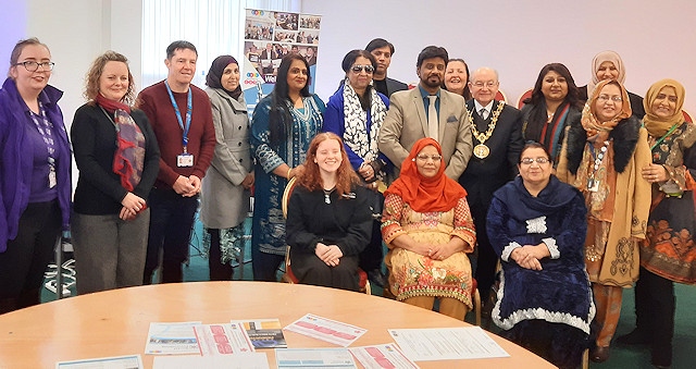 Mayor Billy Sheerin was invited to a dementia awareness session and annual celebrations at KYP, Apna Ghar