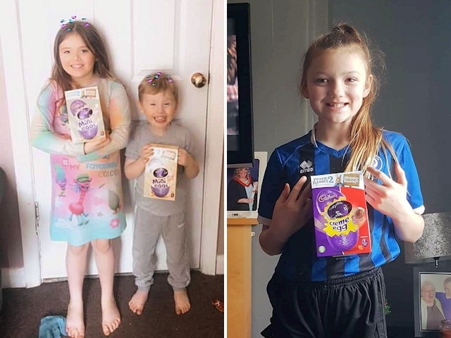 Recipients of Easter eggs distributed by Parents Against Grooming UK