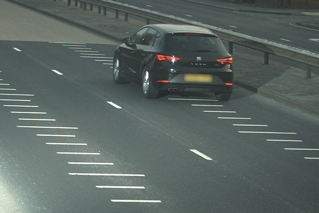 This driver was caught doing 96mph in a 40mph zone