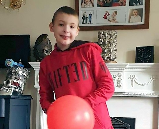 River Wardley celebrated his 10th birthday this month