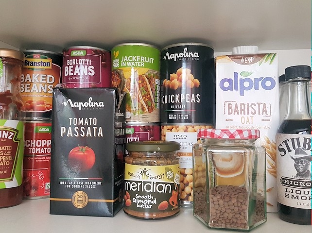 Share a photograph of your cupboard and the chefs will give you some dish ideas