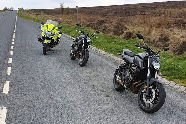 Two motorcyclists from Rochdale travelled to Whitby for fish and chips