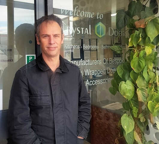 Richard Hagan, managing director of Crystal Doors
