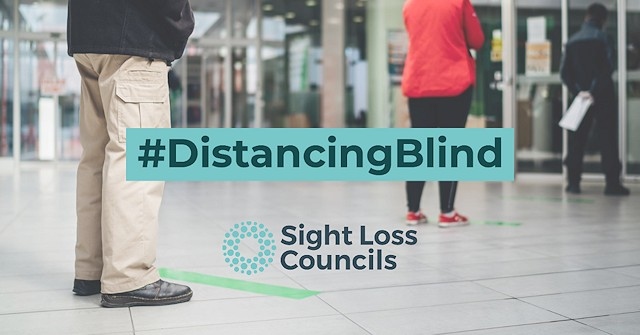 Blind and partially sighted people face social distancing challenges