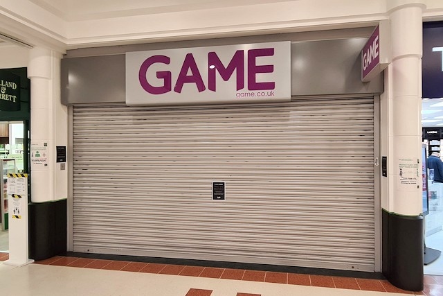 The former Game store in Rochdale Exchange Shopping Centre