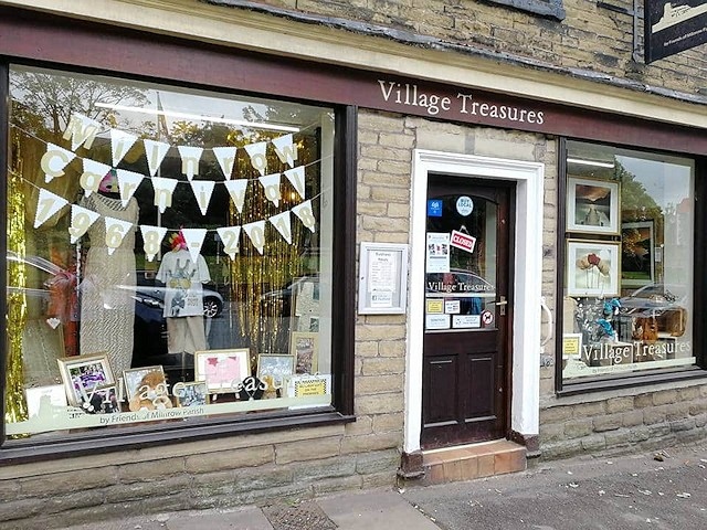 Village Treasures charity shop in Milnrow