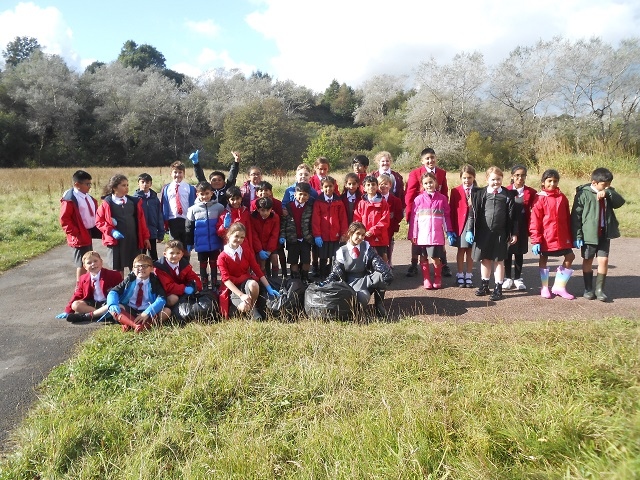 Forty Beech House students from years 3-6 took part in a ‘plastic challenge’ competition between the school years