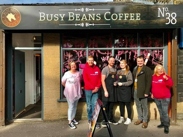 Busy Beans Coffee was named a joint winner
