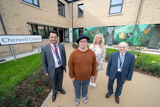 Opening of the learning disability facility at Cherwell Avenue, Heywood in 2021