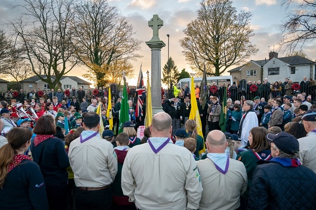 At the going down of the sun and in the morning, we will remember them: a moment's silence in Wardle for Remembrance Sunday