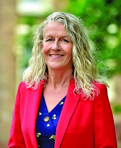 Councillor Louise Gittins, Interim Chair of Transport for the North, and leader of Cheshire West and Chester Council