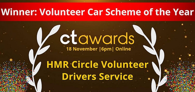 A service ran by HMR Circle has been named 2021 Volunteer Car Scheme of the Year at this year's Community Transport Association (CTA) Awards