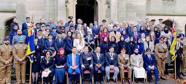 Mayor of Rochdale Councillor Aasim Rashid attended a National Muslim Service of Remembrance at the British Muslim Heritage Centre, Manchester