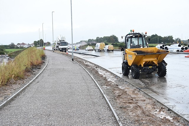 The first phase of work at the junction 19 link road is now complete