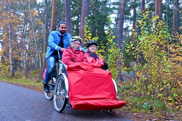 Cycling Without Age tackles the loneliness and isolation experienced by senior citizens when they become confined to their own homes
