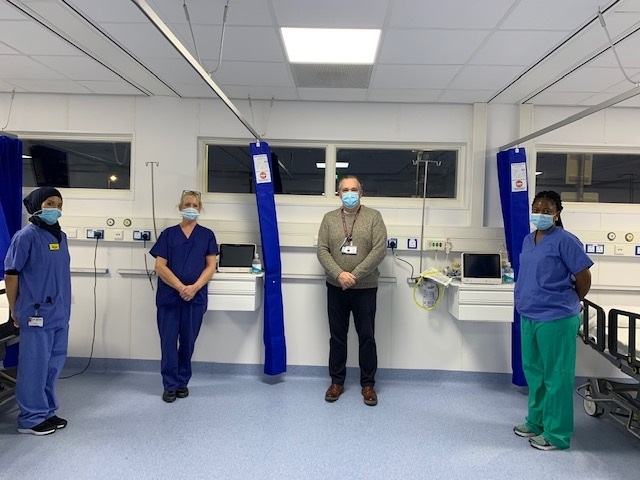 The new Greater Manchester Endoscopy Modular Unit based at Fairfield General Hospital