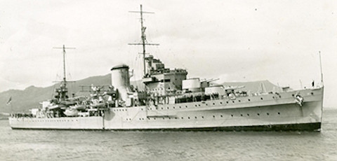 HMS Neptune was sunk on 19 December 1941 when it 'hit a mine in the Mediterranean sea then hit a further three mines trying to get out of trouble’