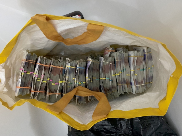 The huge sum of money, coming in at precisely £1,064,174.74 was recovered from multiple cash and listed asset seizures, carried out by GMP, which was then subject to successful civil 'proceeds of crime' investigations