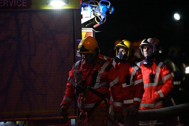 A fire broke out at the Waterside in Littleborough