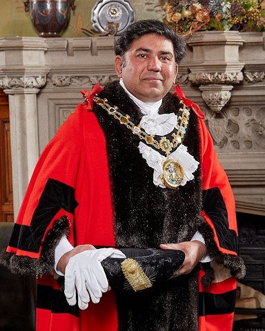 The 2021-22 Mayor of Rochdale, Councillor Aasim Rashid
