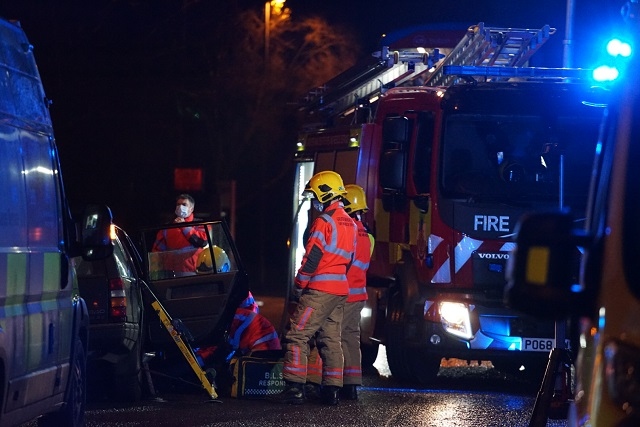 The collision on Bury New Road, Heywood