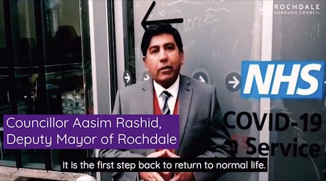 Deputy Mayor of Rochdale, Cllr Aasim Rashid