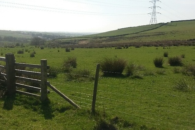 Former grazing land near Higher Chelburn Reservoir, Littleborough