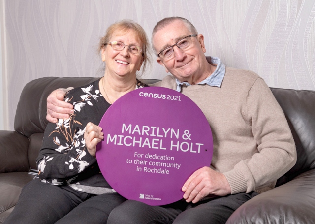 Foster carers Marilyn and Michael Holt were awarded the honour for their services to the local community