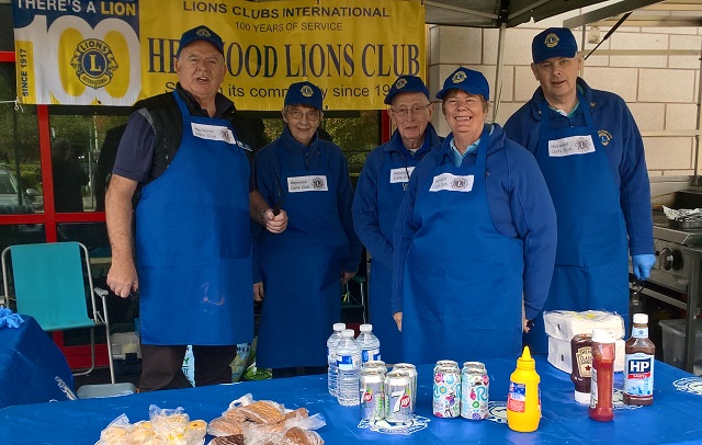 Members of Heywood Lions at a previous fundraising event