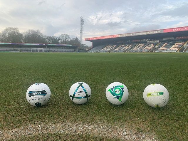 Icon's footballs which will now become the official ball of choice for Rochdale AFC Community Trust
