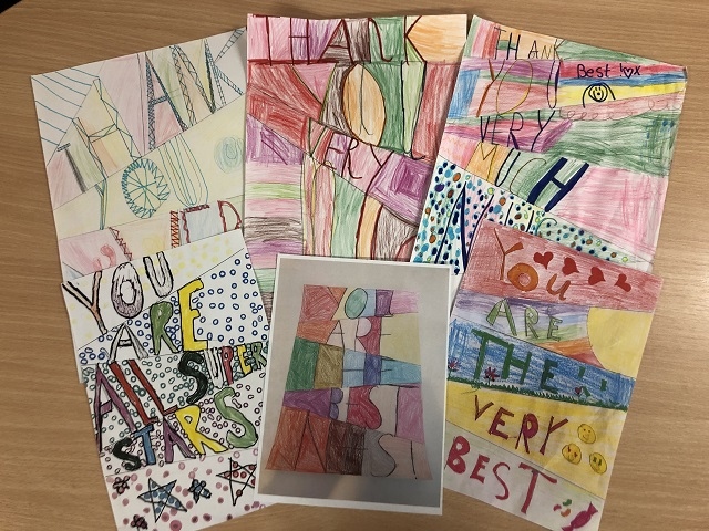 Cards by St James’ CofE Primary School in Wardle