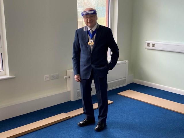 Mayor of Rochdale, Councillor Billy Sheerin, had a tour of a new extension at Castleton Community Primary School on 18 February