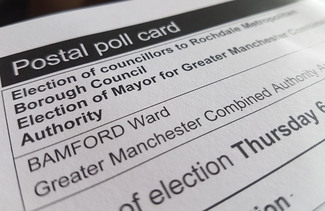 Postal vote packs have only just been delivered to some households in the borough