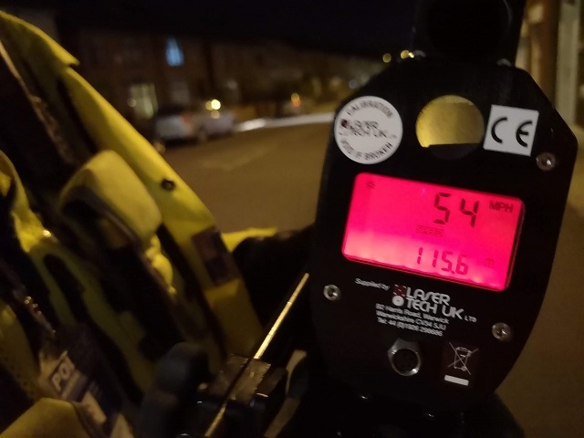A speed sting caught several drivers exceeding the speed limit